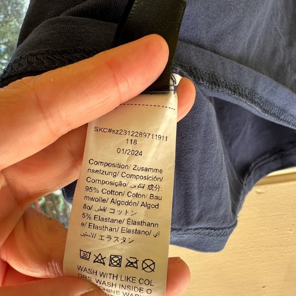 DAZY Baby Tee - Size Small #8 dark blue - Picture 6 of 6